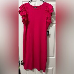 Express Sleeveless Pink Sweater Dress